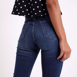 HIGH WAIST SKINNY JEANS BRUT BLUE